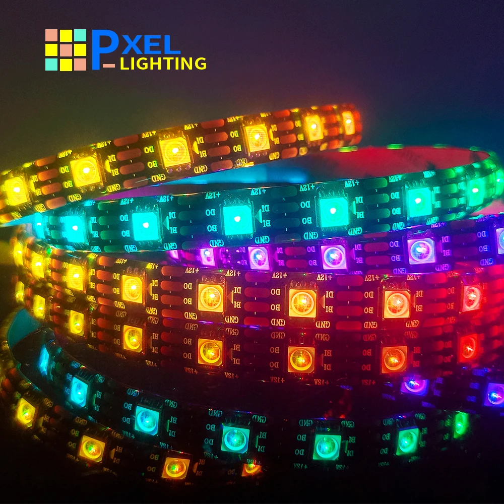 Светодиодная лента WS2815 (обновление ws2812b) RGB Адресуемая с двойным сигналом для