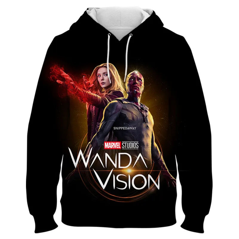 Свитшот Wanda Vision Scarlet Witch Olsen с 3D принтом крутые толстовки для мужчин и женщин
