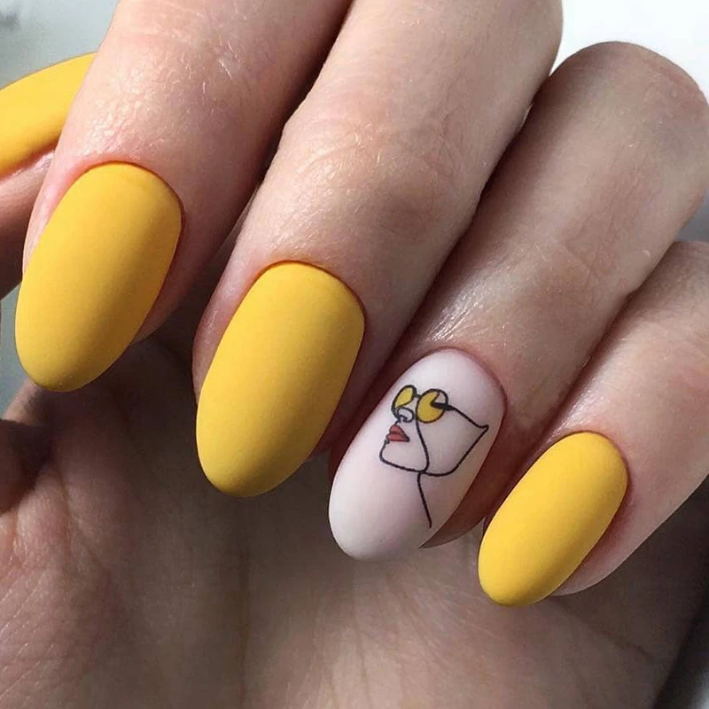 12 изображений/лист черная линия Красочные абстрактные изображения наклейки для