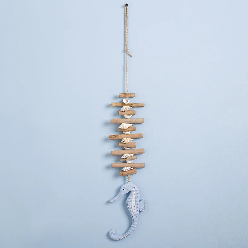 Антикварное украшение для дома поделки из морской древесины рыбы Hippocampus Starfish