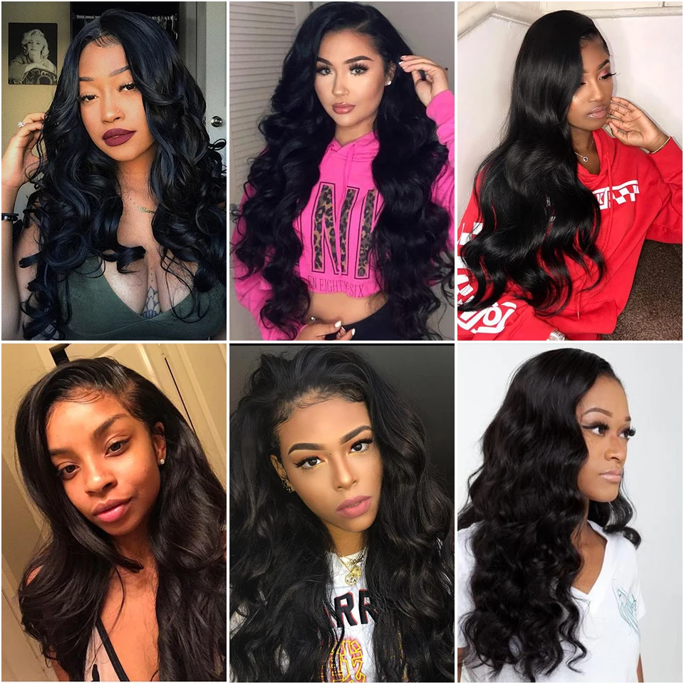 

Brazilian Hair Weave Bundles Body Wave Bundles With Closure Brazilian Remy Hair Human Hair Extensions 3 Bundles And Lace Closure