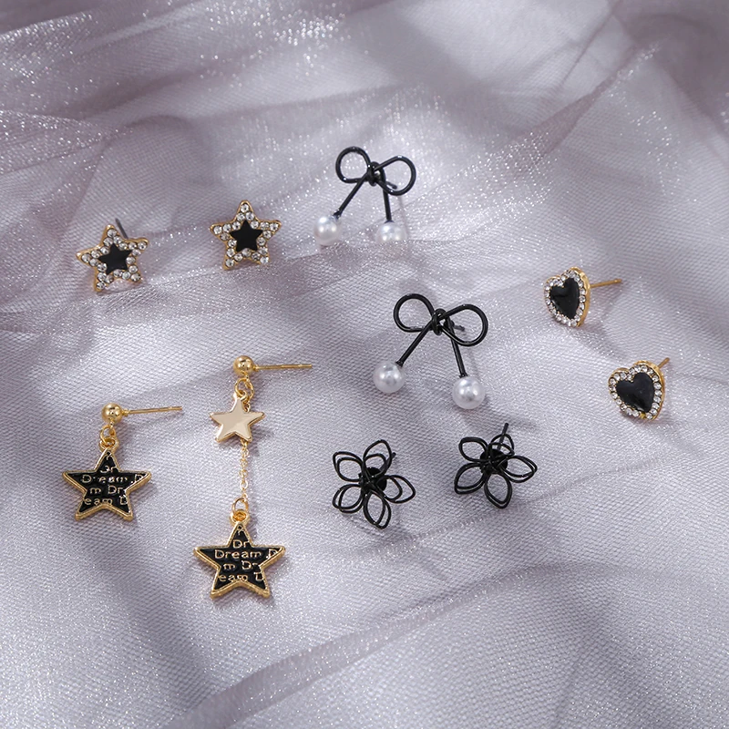 Набор женских винтажных серег с кисточками 5 пар богемные серьги длинные висячие