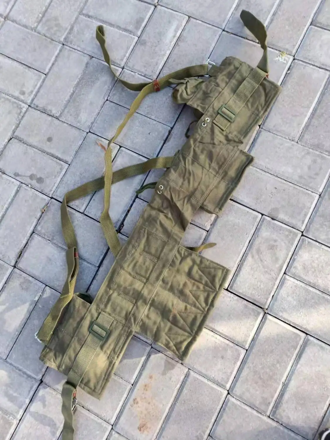 Вьетнамская война китайский Тип 63 нагрудный патрон старинная