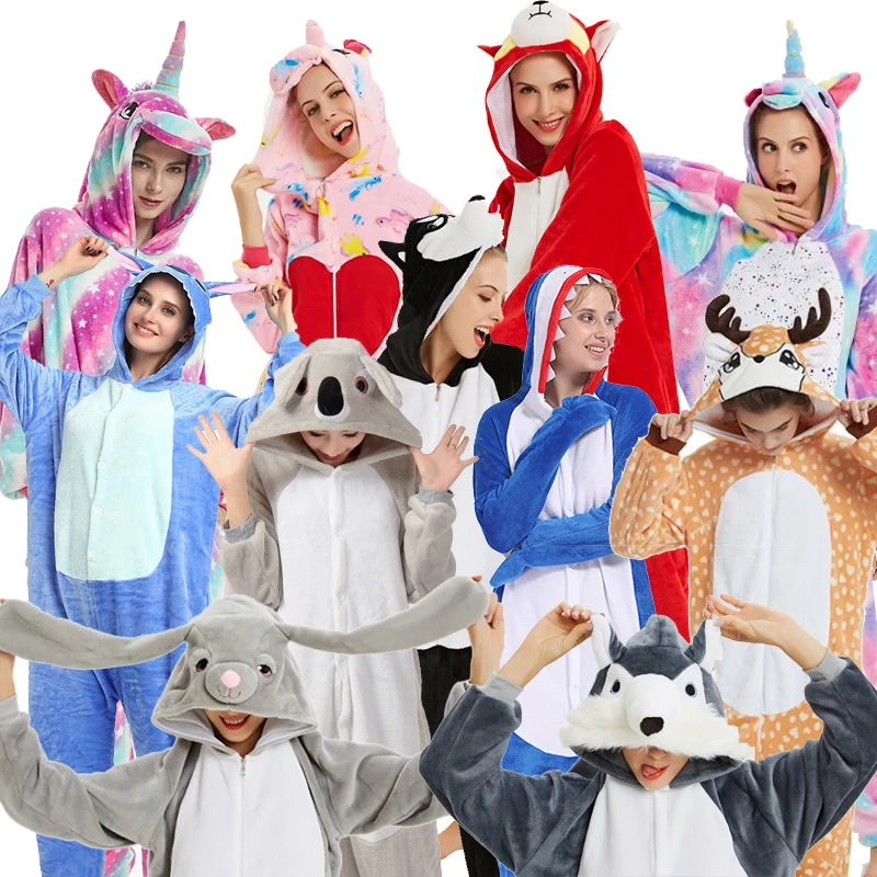 Пижама кигуруми унисекс мягкая Фланелевая для мужчин и женщин| |
