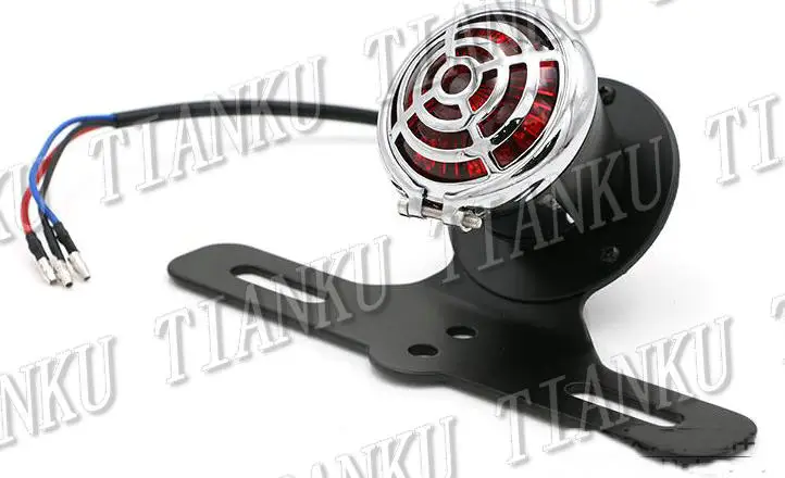 Кронштейн для номерного знака со светодиодной подсветкой Yamaha VStar 400 650 1100 1300 Virago Xv