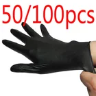 Перчатки нитриловые одноразовые, латексные, 100 бесплатно, 50800водостойкая пудра шт.