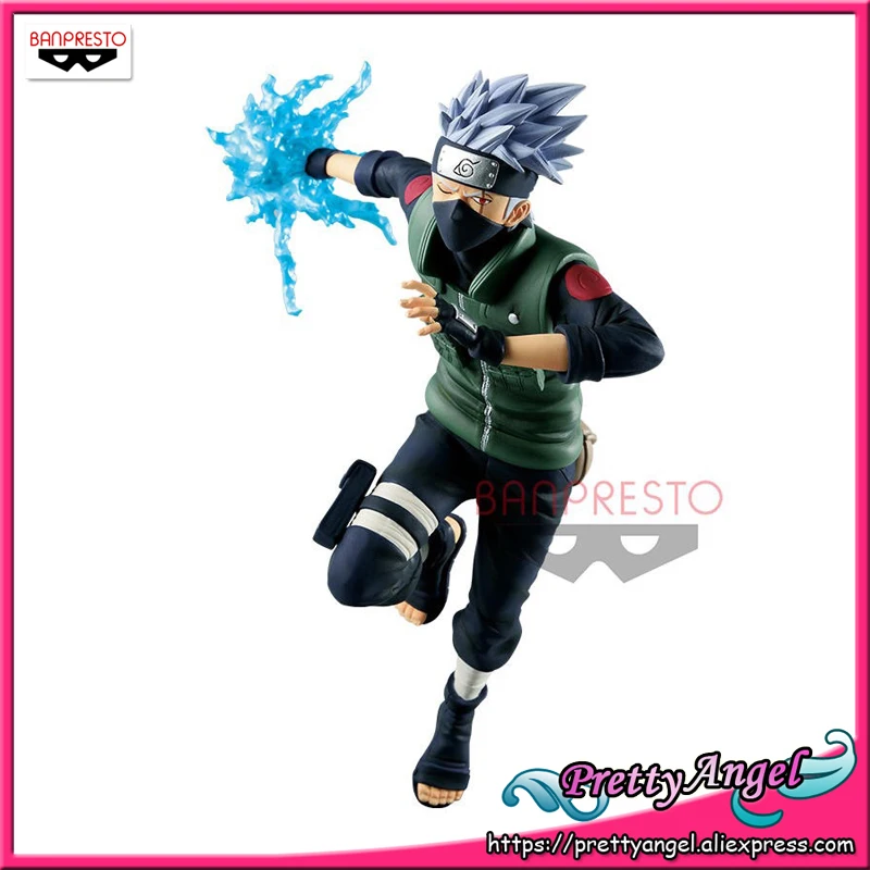 PrettyAngel Оригинальная фигурка Banpresto с вибрацией и звездами HATAKE KAKASHI|Игровые фигурки