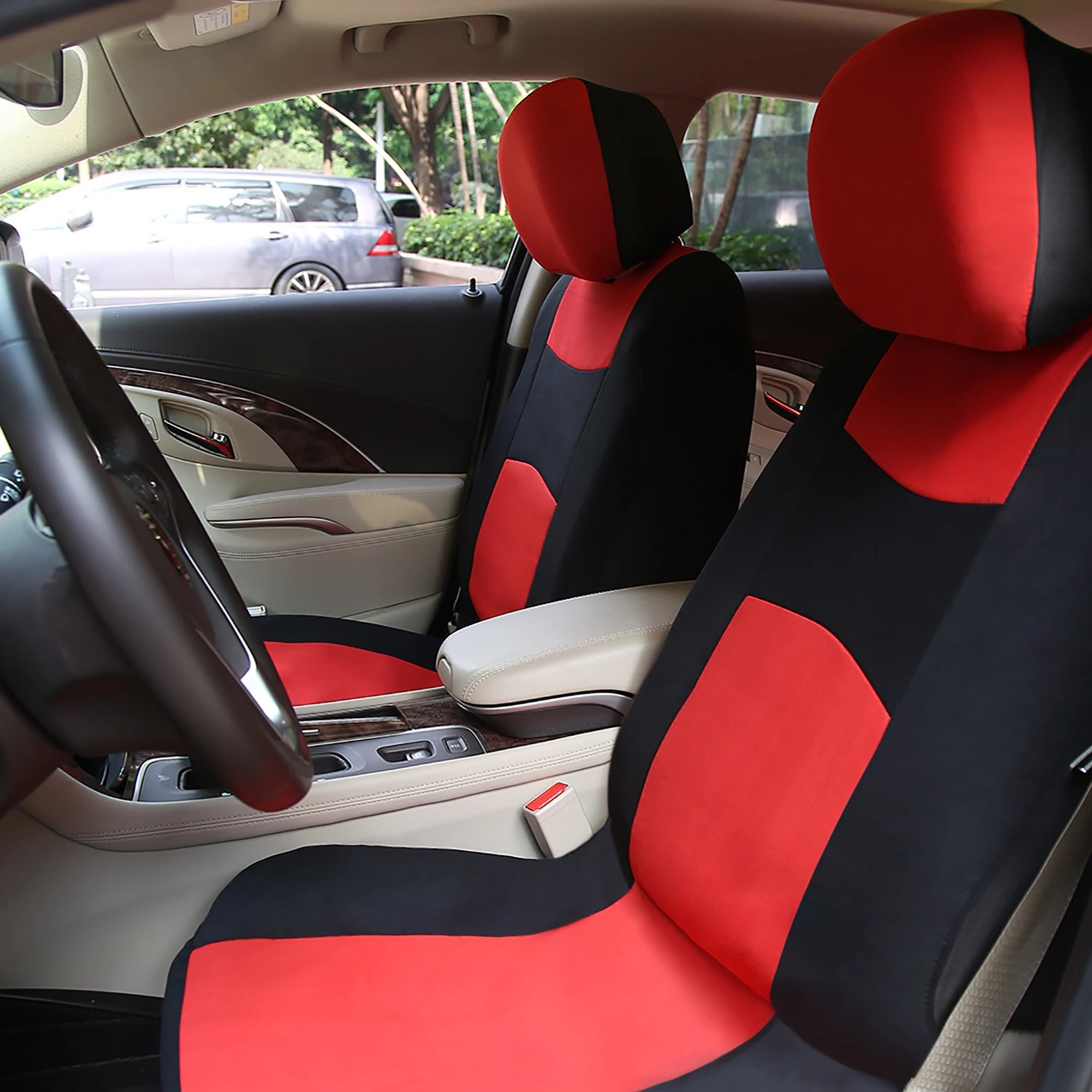 Комплект чехлов на автомобильные сиденья комплект тканевых накидок автомобиля