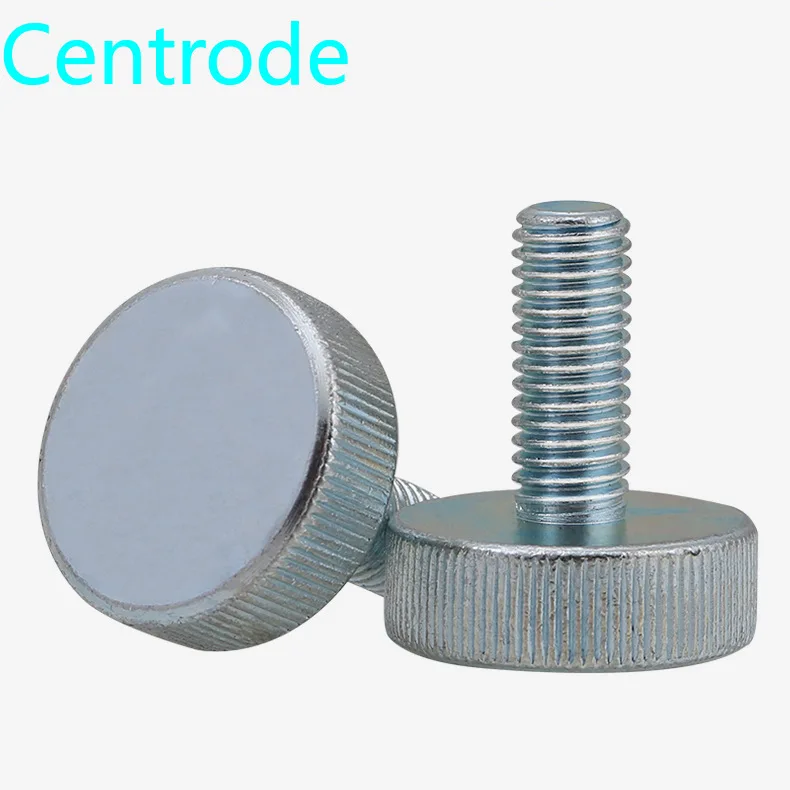 GB835 винты с плоской головкой накатанной болты круглой ручные регулировочные M 6 8 10