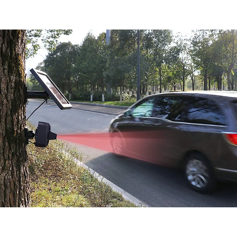 Солнечная система сигнализации подъездной дорожки дальность передачи 1/2 Миля на