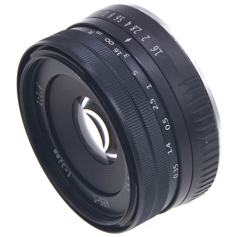 Ручной объектив для камеры Fujifilm Fuji X 32 мм F1.6 с креплением на экран