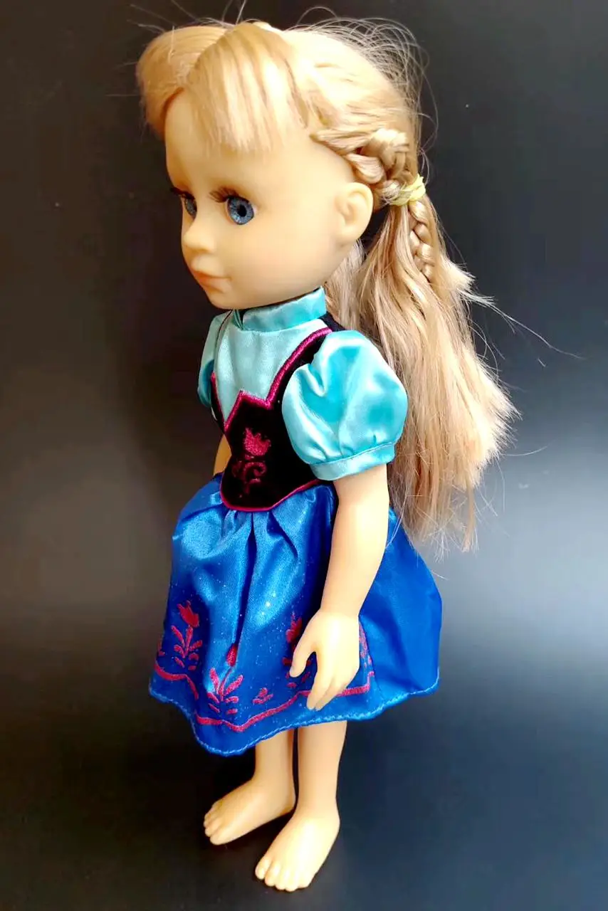 Платье принцессы для маленьких кукол комплект из 2-14 дюймов Анна Эльза 36 см платье