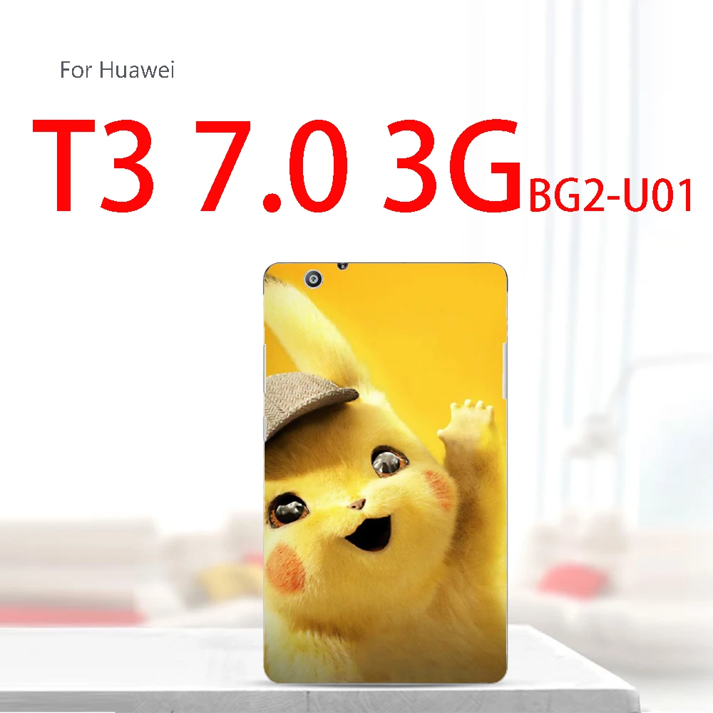 Разноцветный планшет чехол для huawei MediaPad T3 7,0 3g версия BG2-U01 7 дюймов ультра тонкий мягкий силиконовый чехол на заказ Diy - Цвет: G2 dai mao pi qiu
