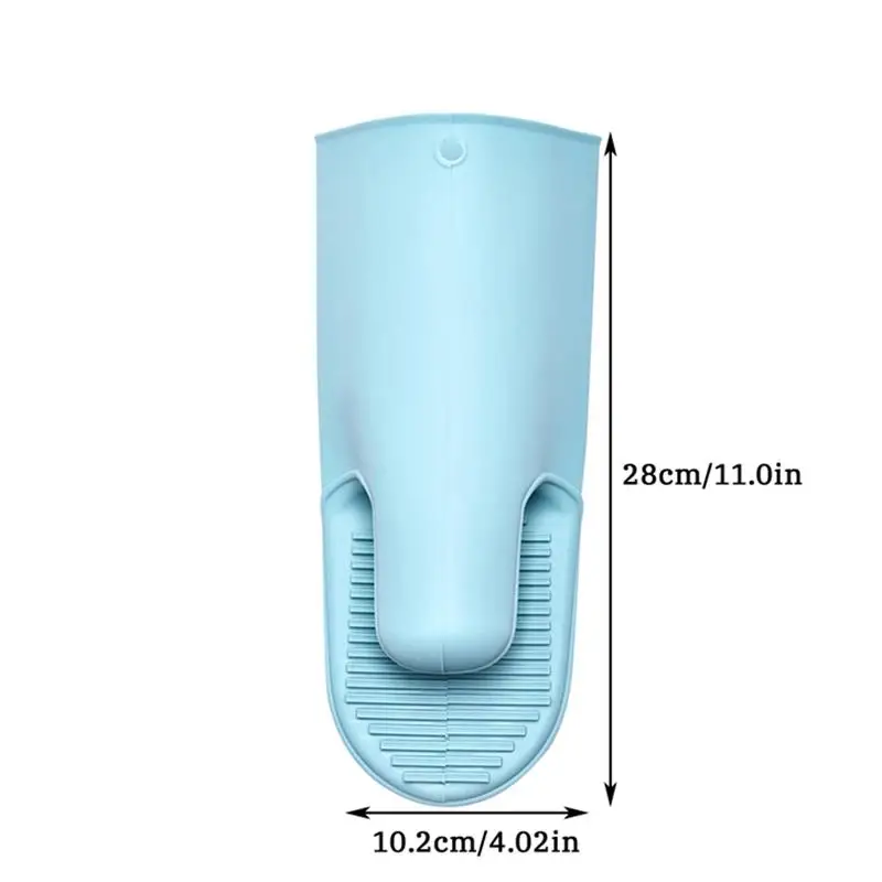 

1Pc Silicone Glove Heat Insulated Thicken Cooking Mitten Baking Anti-slip Glove for Microwave Oven Heat Resistant Kitchen Gloves