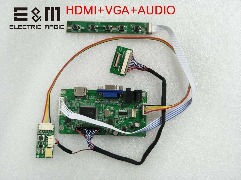 E& M 9,7 дюймов 2048*1536 ips 2K retina монитор экран ЖК-модуль HDMI ТВ Портативный Raspberry Pi 3 Xbox PS4 антенна дисплей плеер - Цвет: only board