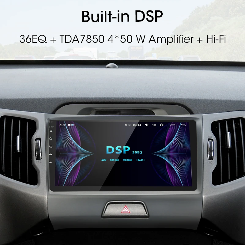 Jansite 9 &quotАвтомобильный Радио плеер для KIA Sportage 2010 2016 RDS Авторадио Android 2G + 32G