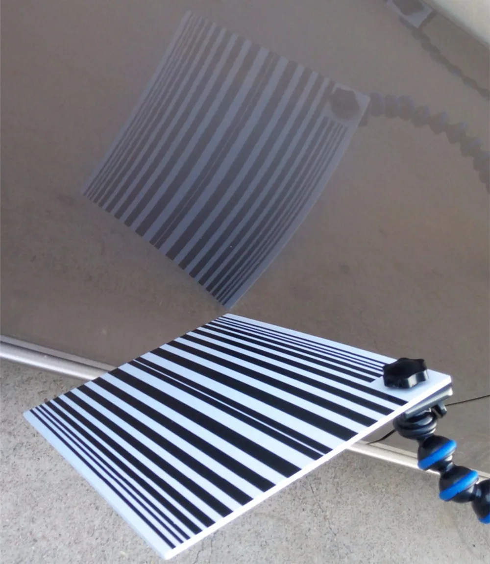 Отражатель PDR инструменты для ремонта вмятин белая и желтая плата набор