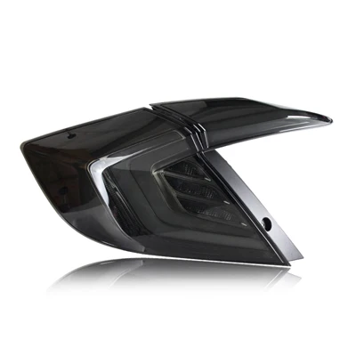 Type two 4pcs Black Vland светодиодные задние лампы для Honda Civic светодиодные задние фонари крест задний багажник крышка лампы drl+ сигнала+ Тормозная+ обратный - Цвет: Type two 4pcs Black