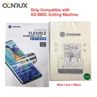 Солнечного света 50 шт.лот гибкий гидрогель пленка SS-057 для SS-890C автоматическая машина для резки пленки мобильный телефон Экран спереди и длинное сзади вырезание пленки