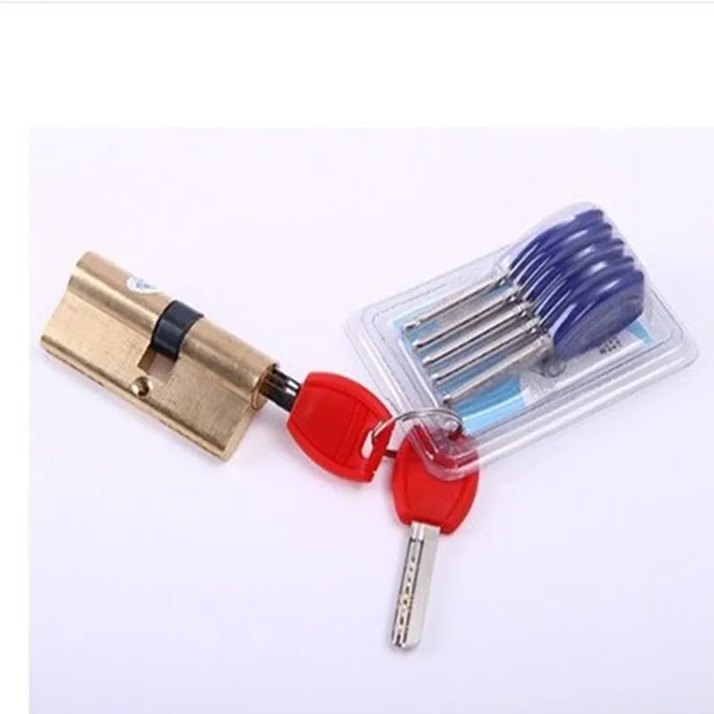 Дверной цилиндр оборудование Смещенный замок 65 110 мм AB ключ защита от кражи