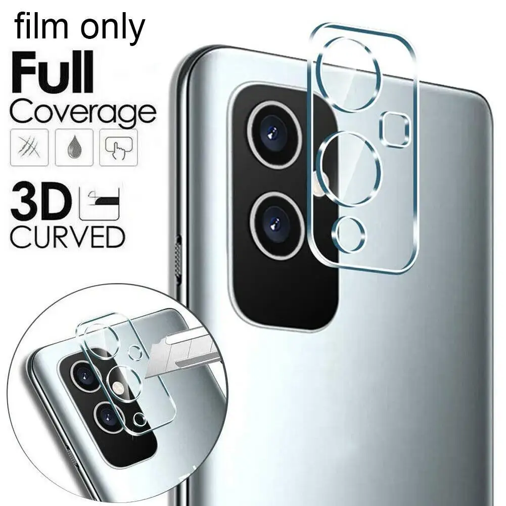 

1Pcs Full Cover HD-Clear Tempered Glass Back Camera Lens Protector For OnePlus 9 Pro For One Plus 9 1+9 Pro Protective Film 2021
