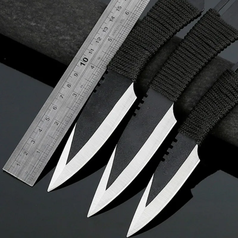 Hysenss 3 шт./лот прямой нож для выживания на открытом воздухе титановый Cuchillo военный