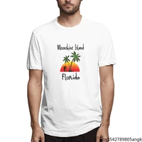 moonshine island florida 2021 mens oversized summer t shirt printed hipster