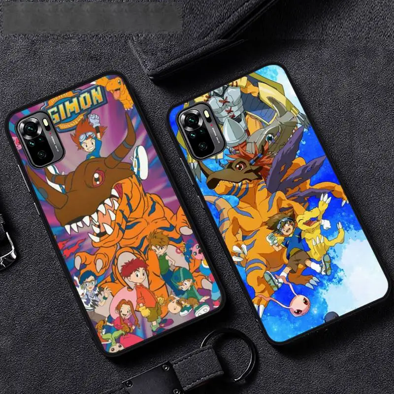 

Digimon Adventure Phone Case For Xiaomi redmi mi note 9 9a 8 8a 10 9 9s 8 8t 7 9t 10 pro max mobile bags