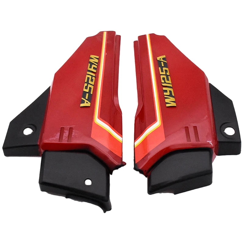 

Motorcycle Plastic Parts of Faring Side Covers Battery & Tool Panels For Wuyang Honda WY125 WY-125A CGL125 Right & Left ABS PP