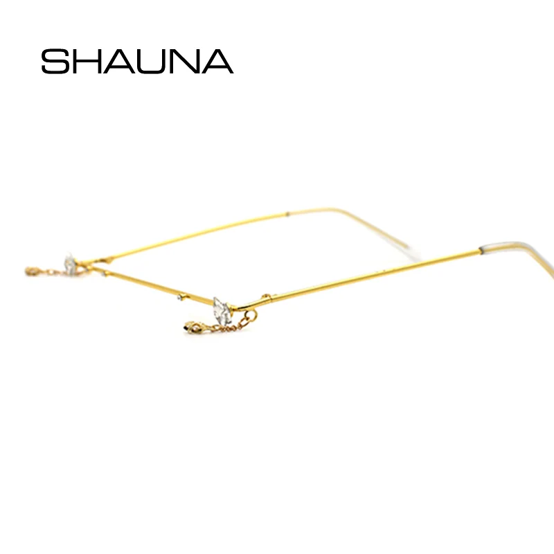 SHAUNA Ins популярная модная звезда Хрустальная подвеска без линз плоская