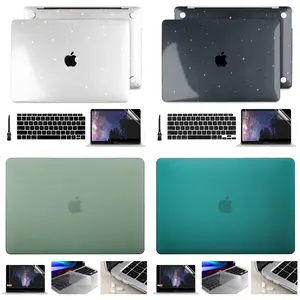 Прозрачный чехол 4 в 1 для Macbook Air Pro, Retina 11, 13, 15, 16, с сенсорной панелью, A2289, A2159, New Air Pro 13, A2337, A2338, M1