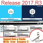 2017. Генератор ключей R3 активирует автомобиль и грузовик самостоятельно. Диагностический сканер OBD2 с Bluetooth VCI vd, программное обеспечение 2017 R3