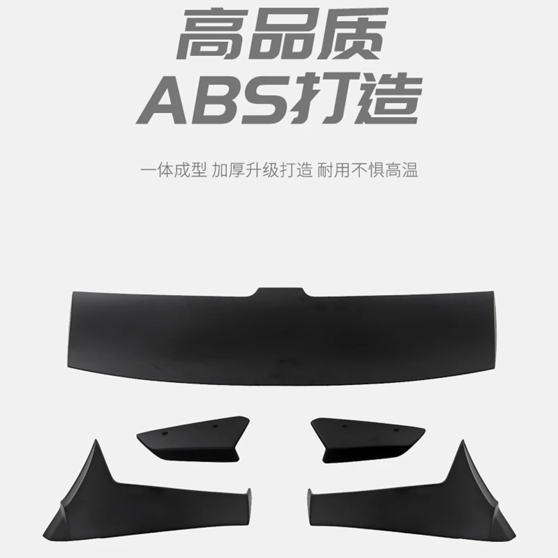 Спойлер для Volkswagen GOLF MK7 MK7.5 2014-2018 7 GOIF 7.5 Racing GT спойлер в стиле высокого качества ABS