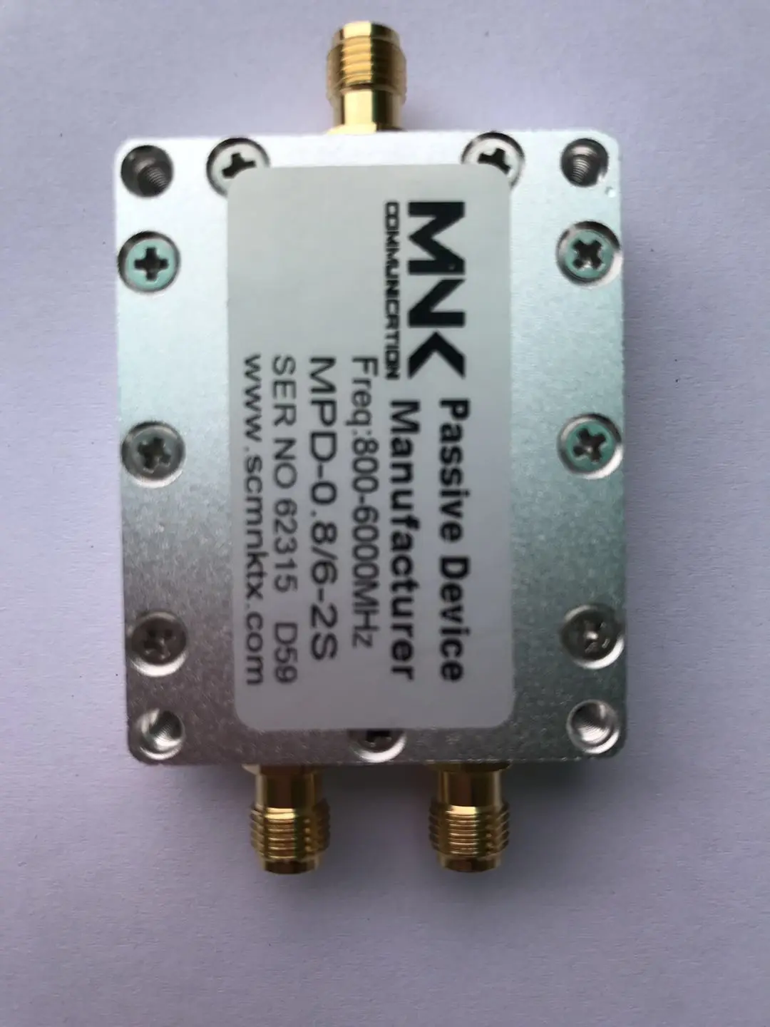 SMA800 6000M микрополосковых двухсторонняя Мощность делитель GPS 0 8 6G односторонний