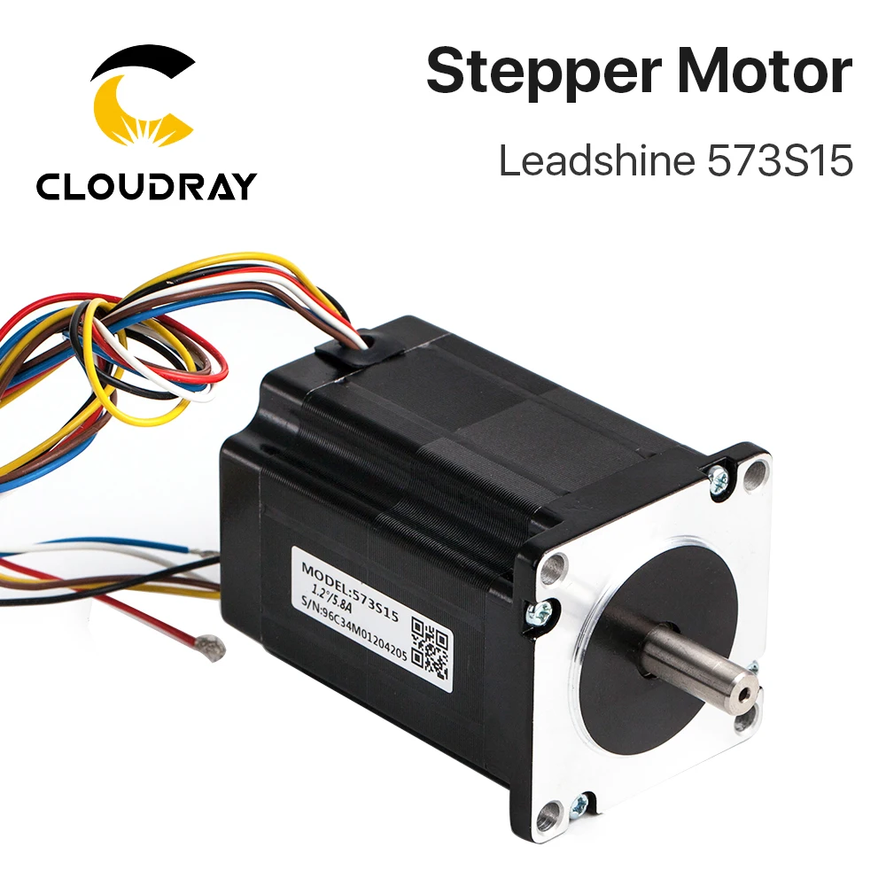 Cloudray Leadshine 3 фазы шагового двигателя 573S15 для NEMA23 5A Длина 79 мм вал 8 мм|3 phase stepper