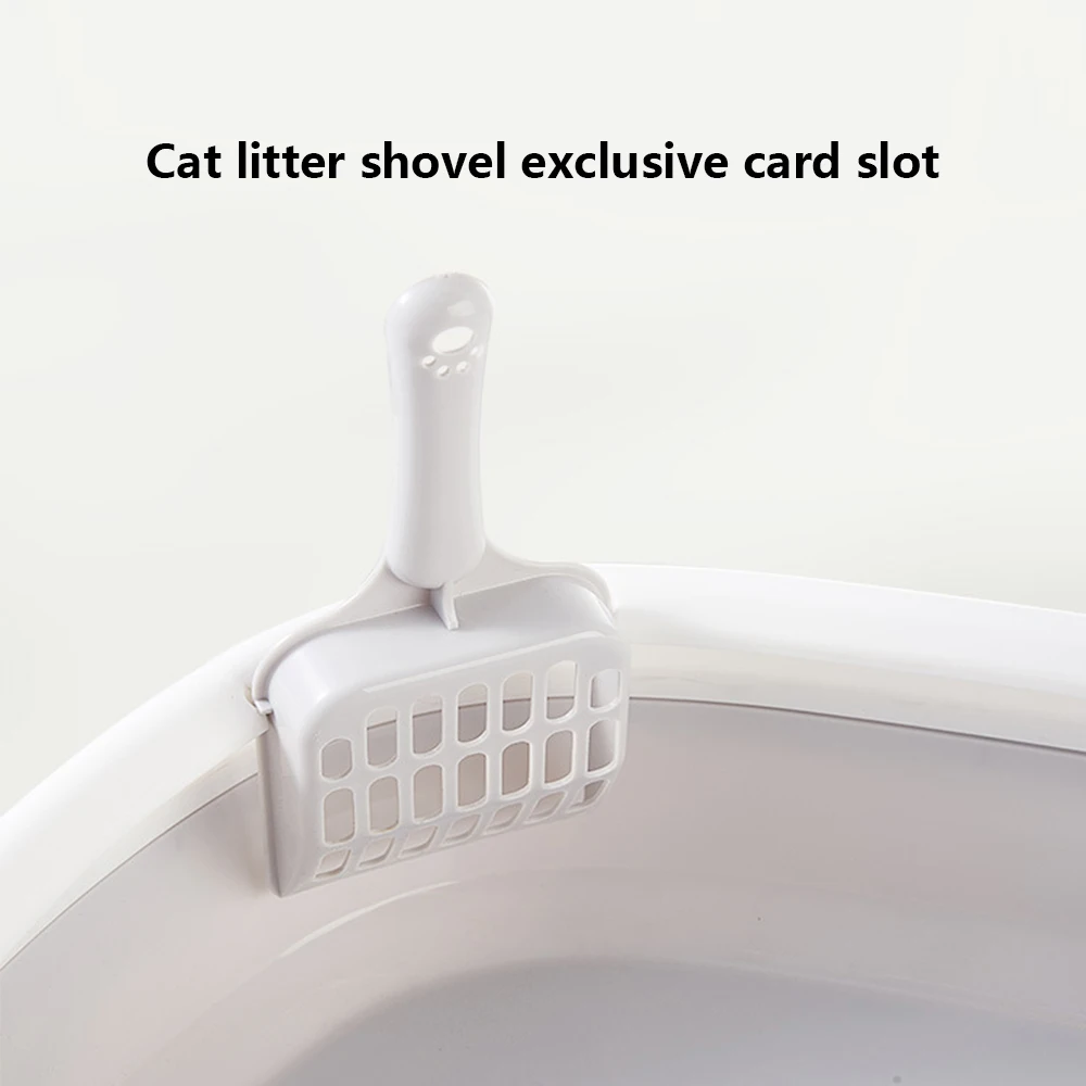 Щенок Кошка Домашняя пластиковая песочница с совком для кошачьего туалета кошка