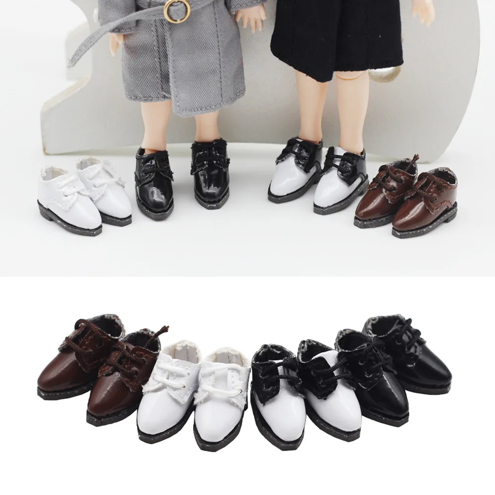 

HOUZIWA GSC 1/12 BJD Shoes OB11 Doll Shoes Leather