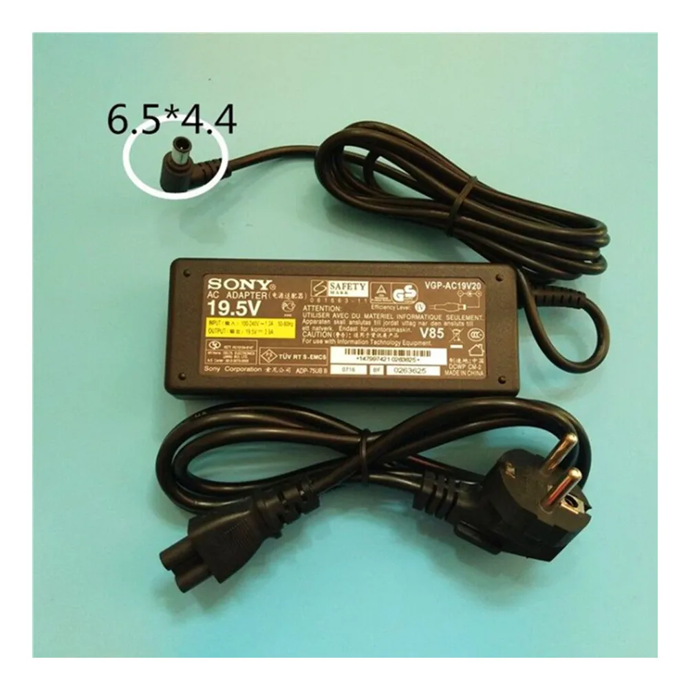 Новый оригинальный 19 5 V 3.9A AC адаптер питания для SONY VAIO VGP AC19V37 AC19V38 VPCW VPC W|ac adapter