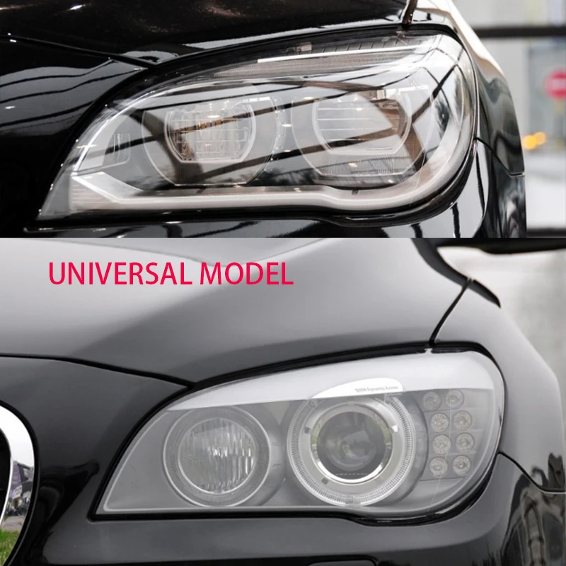 

For bmw 7 series 2009-2015 lens headlights transparent lamps lamp shield shades headlights cover lens glass headlight f02 f01