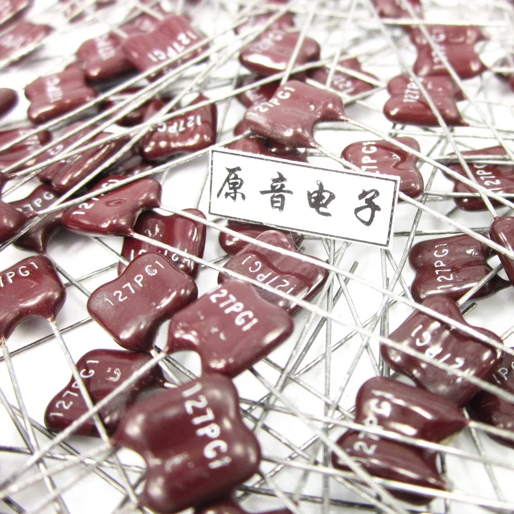 20PCS/50PCS Silver mica capacitors capacitance line fever KEC Mica 127PF 100V FREE SHIPPING