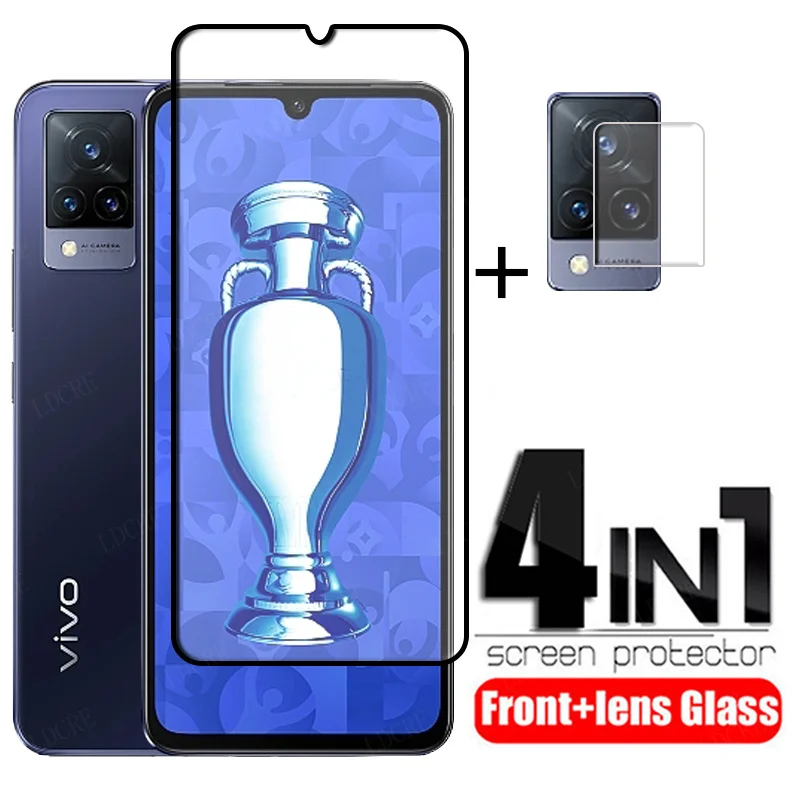 

Full Cover Glass For Vivo V21 Glass For ViVo V21 Tempered Glass HD Film Protective Screen Protector For Vivo V21 V21E Lens Glass