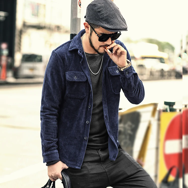 Для мужчин зимние платье утолщенной натуральный хлопок европейский Стиль