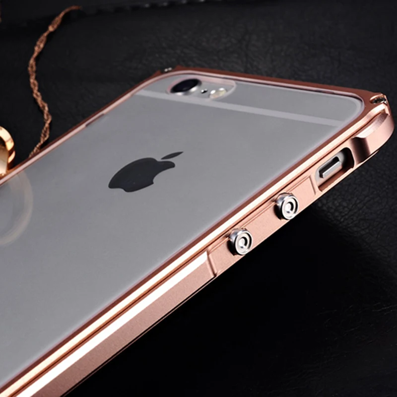Роскошный металлический бампер для iPhone 6 s Ультратонкий алюминиевый корпус