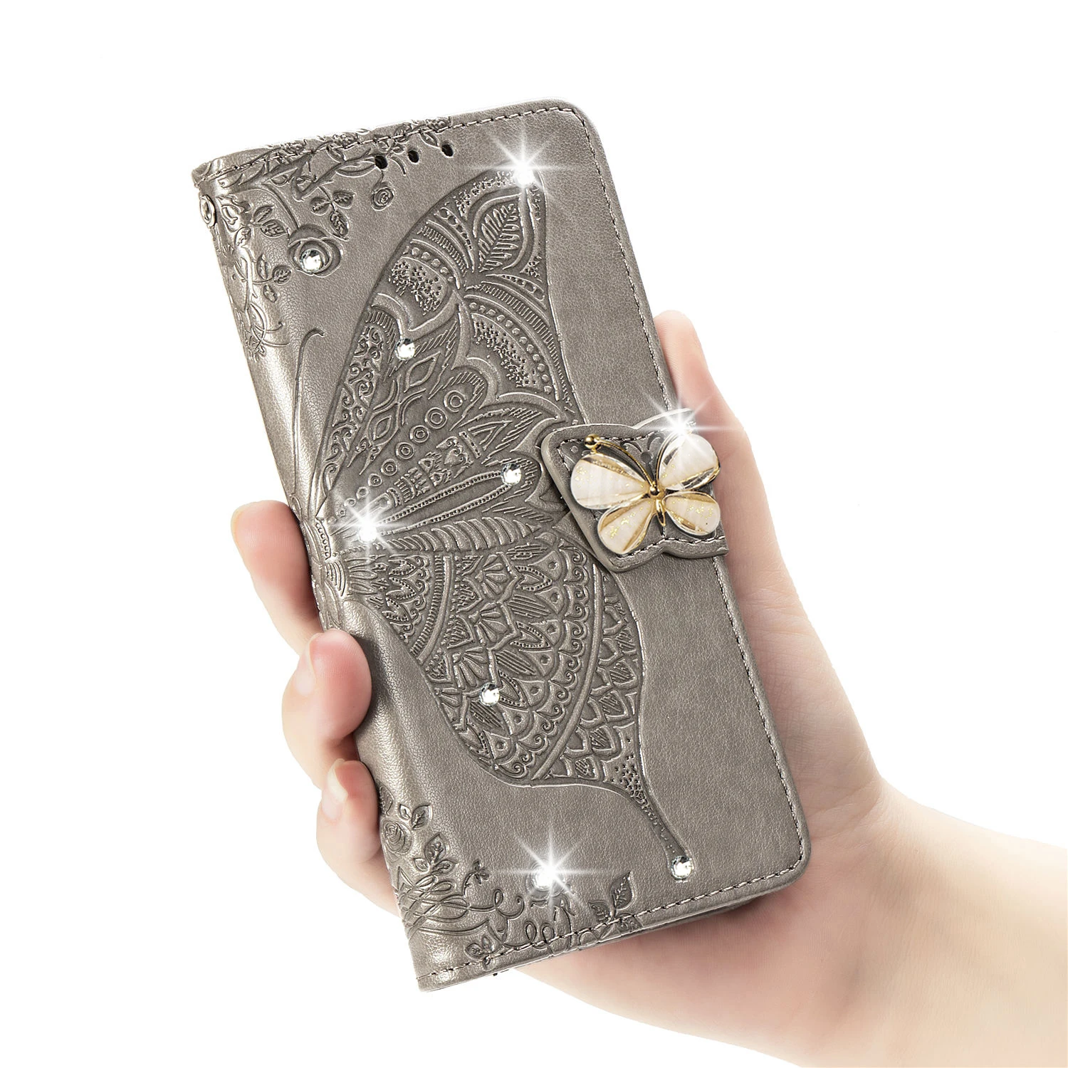 

Phone Case for ASUS Zenfone 7 ZS670KS Cover Fashion 3D butterfly Wallet Cover Coque For Zenfone 7 Pro ZS671KS Leather flip Case