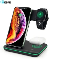 Wireless Charger Stand 15W Fast Charging Station for Apple Watch AirPods Pro Dock For iPhone