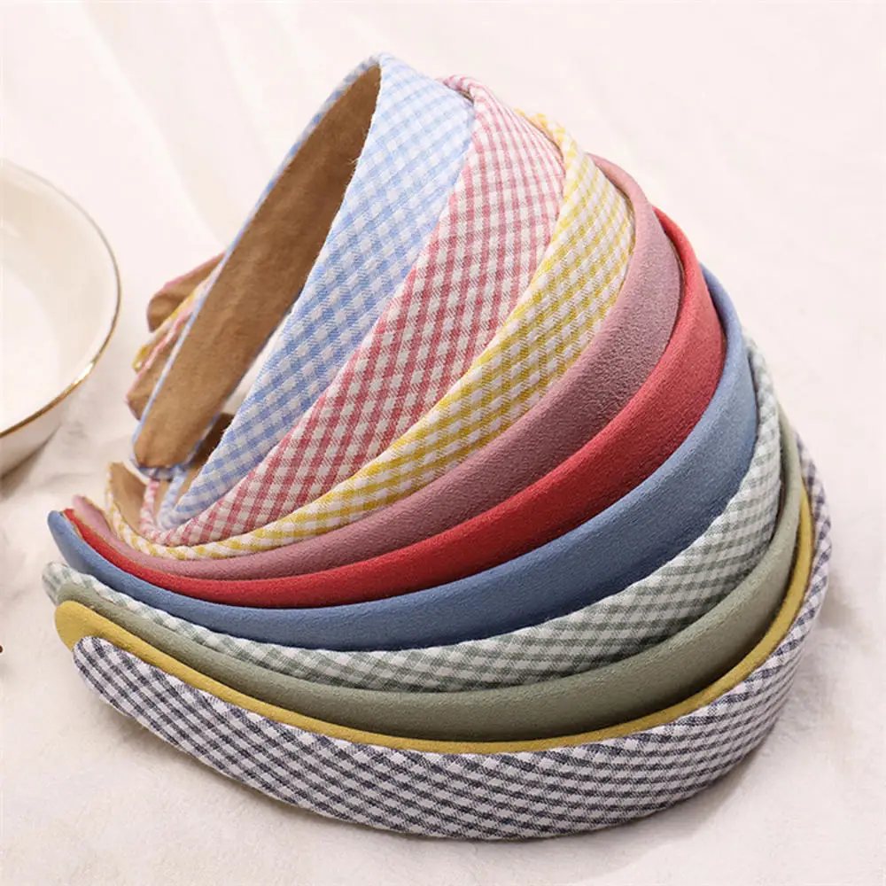 Повязка на голову женская широкая винтажная розовая 1 шт. |