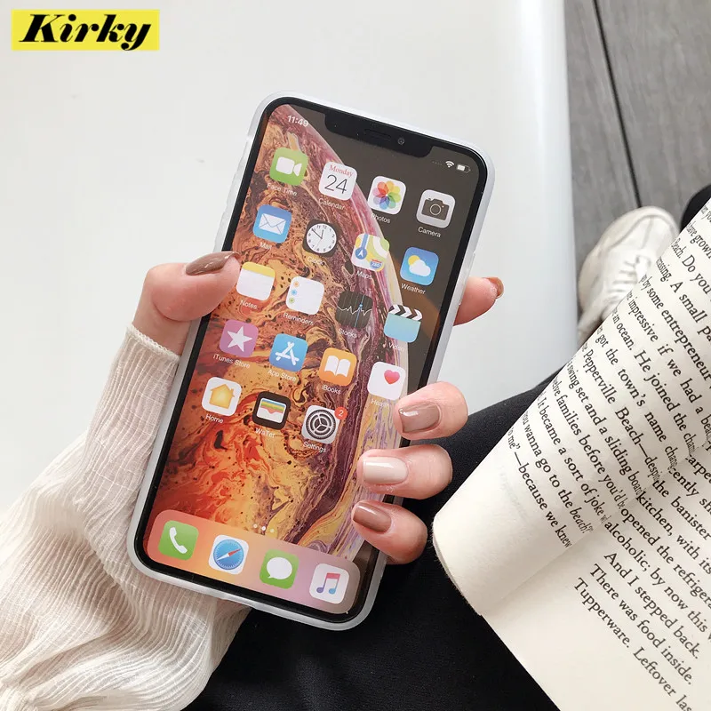 literature Painting Beautiful Flower Shockproof Phone Case For iPhone 11Pro 6 6s 7 8 Plus X XR XS Max 11 Silicone protect Cover | Мобильные