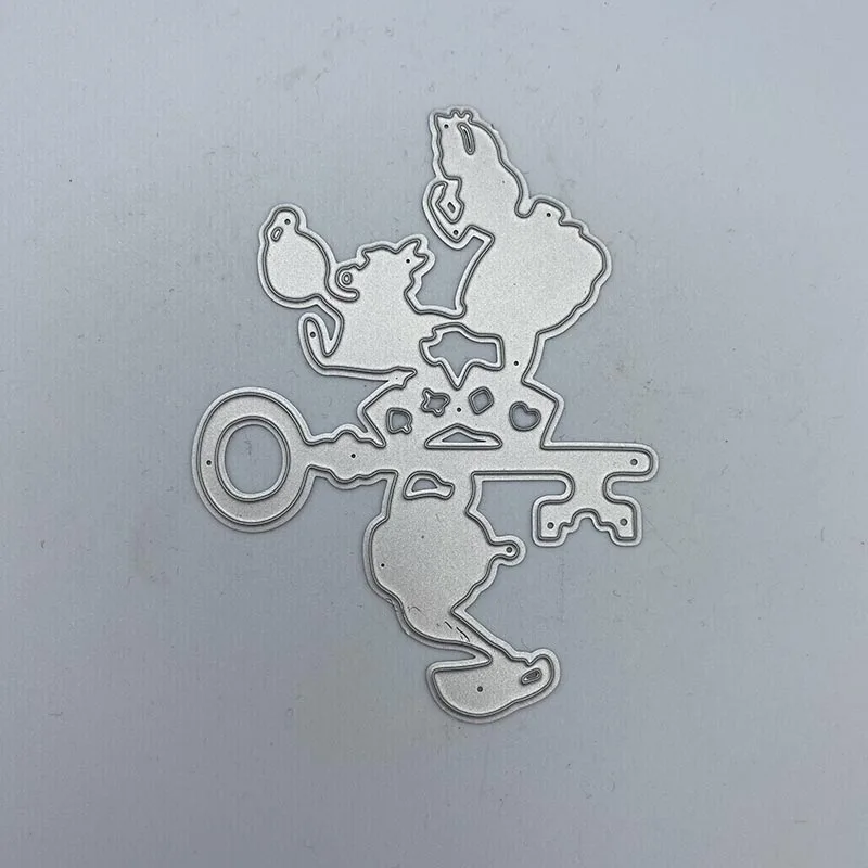 Фантазия Страна Чудес металлический Трафаретный вырубной штамп для бумажные