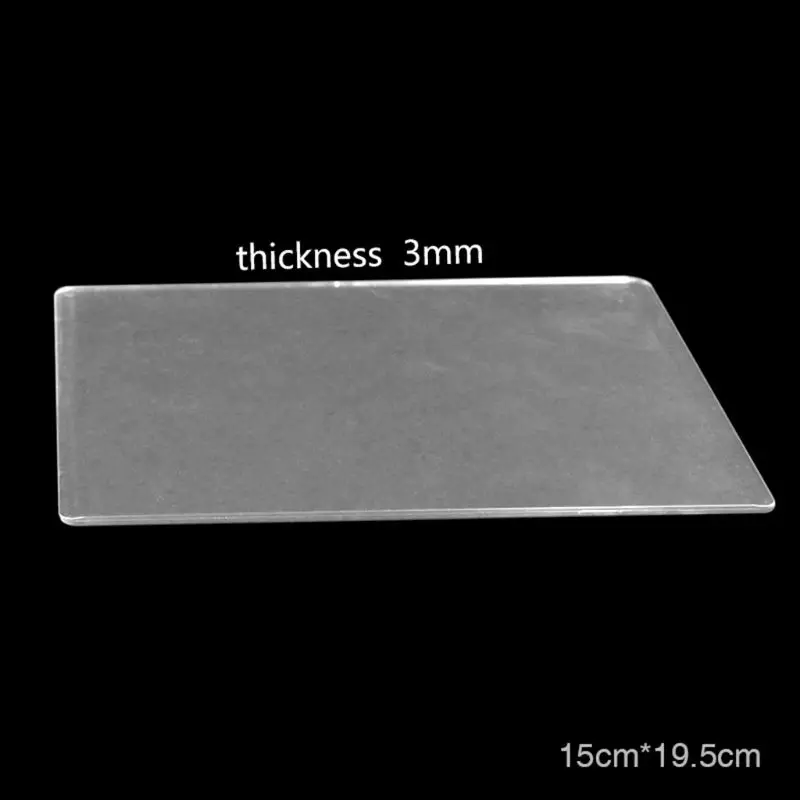 

High Quality 3MM Die Cutting Embossing Machine Plate Replacement Pad 15x19.5CM For DIY Scrapbooking Die-Cut Machine Plate