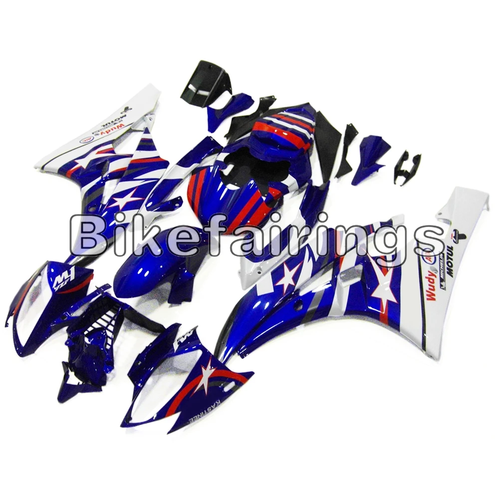 ABS инъекция белые красные синие мотоциклетные Чехлы для Yamaha YZF 600 R6 2006 2007 06 07 полный